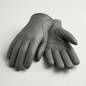 Gants de travail en cuir avec doublure en coton et manchette de sécurité caoutchoutée pour travaux industriels lourds, qualité supérieure - Product Image 6