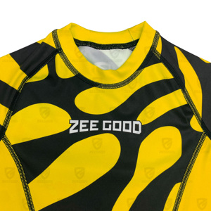 Rashguard tendance 2026 à manches courtes, imprimé par sublimation, respirant, personnalisé pour BJJ MMA Jiu-Jitsu, sur mesure pour enfants - Product Image 3