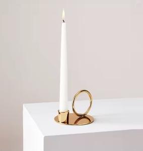 Nouveau porte-bougie en métal attrayant pour la décoration d'éclairage domestique, support à bougie en métal pour la décoration de restaurant, disponible à prix de gros - Product Image 2