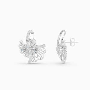 Pendientes de Diamantes Cultivados en Laboratorio, Corte Brillante, Oro Sólido de 14K, Modernos para Mujer, Certificados por IGI, 3.196g, Regalos Únicos para Bodas y Fiestas - Product Image 3