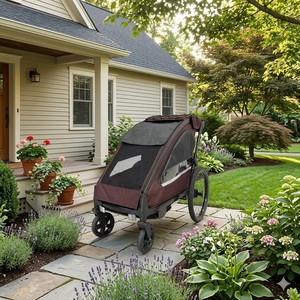 Remorque de vélo pour bébé en alliage d'aluminium KS-200 Series Outdoor Adventures, avec suspension indépendante et siège individuel - Product Image 4