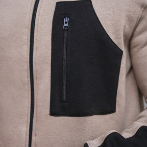 Sudadera con Capucha Negra para Hombre, 100% Algodón, Felpa, 320g, Tejido de Punto, Secado Rápido, Transpirable, con Bolsillo, Corte Regular, Ropa Casual de Invierno - Product Image 2