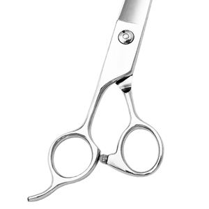 Ciseaux de toilettage professionnels pour chiens et chats, en acier inoxydable, à lame émoussée, pour droitiers, à long manche, pour effiler les poils - Product Image 3