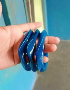 Pulseras de Madera Grandes y Gruesas al por Mayor, Brazaletes de Estilo Bohemio Geométrico Hechos a Mano, Joyería para Mujer Chapada en Cobre Antiguo - Product Image 3