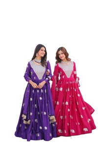 แฟชั่นเจลลาบียะห์มุสลิมตะวันออกกลางสุดหรู ผ้าฟ็อกซ์จอร์เจตต์ คามีซ พร้อมผ้าคลุมไหล่สำหรับผู้หญิง สำหรับงานแต่งงานและฤดูร้อน/ฤดูใบไม้ร่วง - Product Image 6