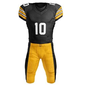 Uniforme de fútbol americano para equipos juveniles y adultos, con un diseño ligero, resistente y transpirable para uso deportivo. - Product Image 1