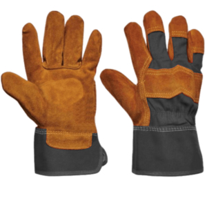 Top Grade Heavy Duty Cowhide Split Leather Work <b>Gloves</b> CE Certified 11 oz Thickness Personal Protective Abrasion Safety <b>Gloves</b> - Product Image 1