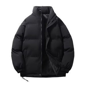 Nouvelle arrivée : Doudoune unisexe personnalisée à col montant, fermeture éclair, rembourrage épais en polyester, toile imperméable, coupe décontractée - Product Image 6