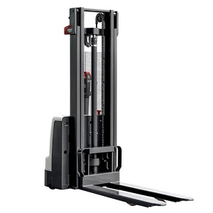 Máquina elevadora avanzada para almacenes de pasillos estrechos con potente control de operador a pie y sistema de mástil de alta elevación. - Product Image 2