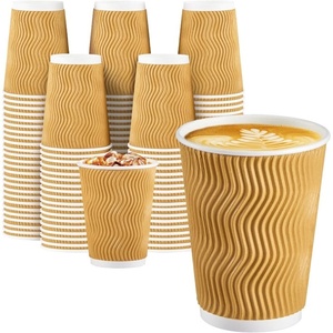 Tazas de Té Ecológicas con Diseño Ondulado para Hoteles y Cafeterías, Taza para Bebidas Calientes de 8oz para Restaurantes y Cafés, Servicio 2026 - Product Image 5