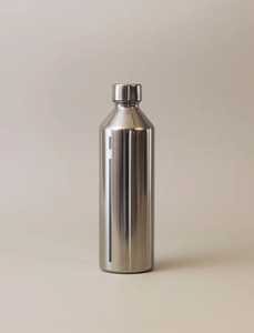Industrial Grade Stainless Steel Water Bottle with Visible Level Window Leakproof Reusable Metal <b>Flask</b> for Professional Use - Product Image 1