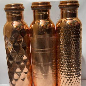 Copper water bottle built for long lifecycle usage with easy maintenance and <b>repeat</b> usability ensuring - Product Image 1