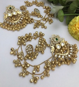 Hermosos Pendientes de Moissanita Chapados en Oro de Latón de Primera Calidad, Modernos y Elegantes, para Mujer, Regalo de Boda, Compromiso, Fiesta, Ocasión Especial - Product Image 4