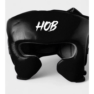 Protector de Cabeza de Boxeo de Alta Calidad, Equipo de Entrenamiento de MMA, Material PU Ecológico, Transpirable, con Logotipo Personalizado - Product Image 4