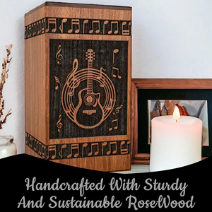Custom Logo Wooden Urn Wholesale Supplier Wooden Cremation Urn with Photo Frame by AYAANS - Product Image 4