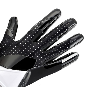 Gants de football américain professionnels sur mesure, respirants, imperméables, en polyester, antidérapants, avec une adhérence collante, gants de sport - Product Image 6