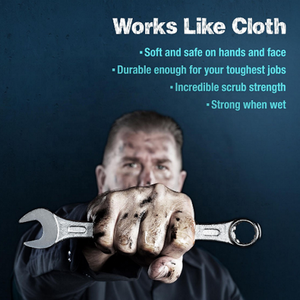 Spunlace không dệt nhiệm vụ nặng nề trung tâm kéo gỗ bột giấy cửa hàng khăn trong hộp để làm sạch degrease - Product Image 2