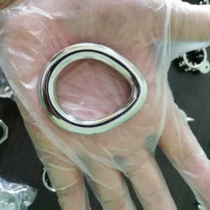 Fournisseur en gros d'anneaux ovales pour pénis masculin Anneau pour pénis de performance Sex Toys en acier inoxydable avec coquille de noix de coco Fabricant - Product Image 2