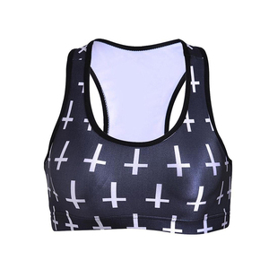Soutien-gorge de sport sublimé pour femme, maintien élevé, idéal pour la gym, la course et le yoga, matière respirante et anti-transpiration - Product Image 2