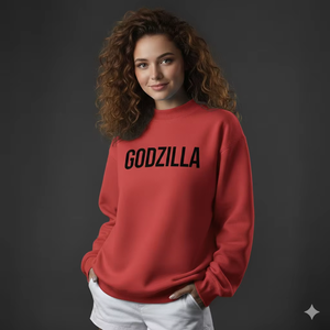 Suéter Holgado de Cuello Alto para Mujer, Estilo Urbano, Tejido de Poliéster/Algodón Resistente, Forro Térmico Cepillado, Moderno para Invierno - Product Image 1