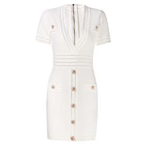 Robe Polo Classique en Piqué pour Femme - Tenue Estivale Sportive - Vêtement Féminin Personnalisable avec Bordure Contrastante - Product Image 5