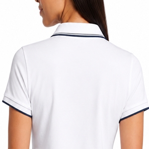 เสื้อถักนิตติ้งสำหรับผู้หญิง เนื้อผ้านุ่ม สวมใส่สบาย ระบายอากาศได้ดี เป็นมิตรกับสิ่งแวดล้อม แห้งเร็ว ผลิตจากโพลีเอสเตอร์/คอตตอน เหมาะสำหรับใส่ลำลอง - Product Image 5