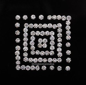 เพชรแล็บโกรว์ทรงกลมเจียระไนบริลเลียนท์ขนาด 1.2 มม. ขายดี พร้อมใบรับรอง IGI จาก OM GEMS สำหรับต่างหูคู่และแหวนหมั้น ใช้ทำเครื่องประดับ - Product Image 6