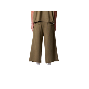 Pantalon en denim vert olive pour homme, coupe droite, taille basse, style décontracté avec poches, ODM - Product Image 2
