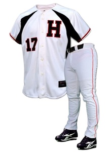 Uniforme de béisbol sublimado de alta calidad con número de logotipo del equipo y nombre hecho con poliéster transpirable de secado rápido - Product Image 2