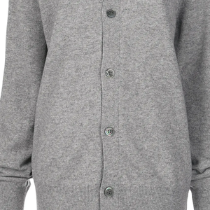 Cardigan unisexe en laine Townkana à col en V avec boutons en forme de cœur, décontracté et élégant, pour l'automne et l'hiver, épais, avec logo frontal, idéal pour les couples - Product Image 5