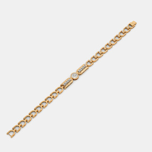Bracelet ouvert C Link avec accent diamant - Product Image 3