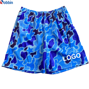 Pantalones Cortos Deportivos Transpirables para Hombre, Estampados por Sublimación, de Poliéster, con Estampado de Camuflaje, Cintura Elástica, Casuales, Estampados por Completo - Product Image 3