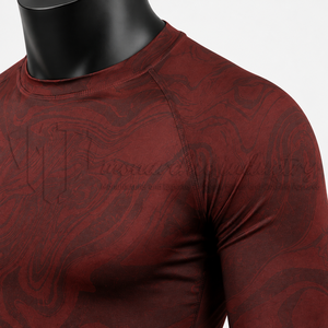 Camiseta de Compresión de Manga Larga para Hombre, Protección contra Rozaduras, Ropa Deportiva Personalizada, para Entrenamiento, Gimnasio, Fitness, Capa Base - Product Image 6