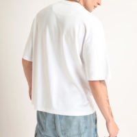 T-shirt de sport surdimensionné pour homme, tissu performant à séchage rapide, vêtements de musculation, couleur et logo personnalisés