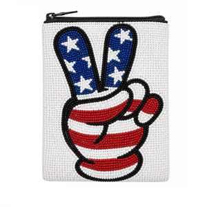 USA Handmade <b>Seed</b> Beads Coin Pouch With Elegant Decorative Embroidery Style Artistic <b>Seed</b> Beads Embroidered Coin Pouch - Product Image 3