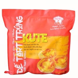 Tarte vietnamienne non cuite de qualité supérieure, dessert congelé, coque de tarte aux œufs portugaise, petite taille, 720G, HALAL, OEM/ODM, boulangerie, expédition mondiale - Product Image 1