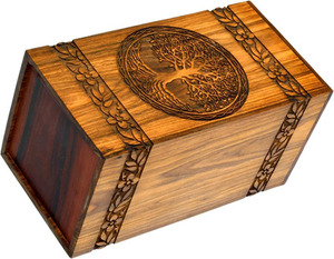 Urnas de Cremación de Madera Hechas a Mano para Funerales y Entierros de Adultos con Logotipo Personalizado a Bajo Precio - Product Image 3