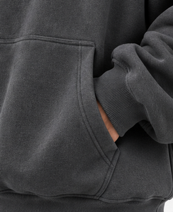 Ensemble sweat-shirt surdimensionné personnalisé et pantalon de survêtement à jambes larges |   Survêtement streetwear lourd pour hommes - Product Image 4