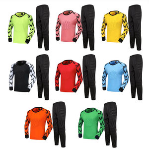 Tenue de Gardien de But, Combinaison de Sport pour Gardien, Manches Longues, Protections en Mousse, Haut et Pantalon, Uniforme d'Entraînement de Football, Vêtements de Sport - Product Image 1