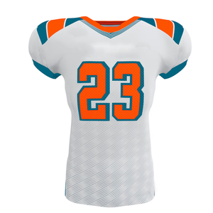 Polyester Men's American Football Jersey Heat-Transfer Printing Front Logo Quick Dry <b>Adjustable</b> <b>Strap</b> - Product Image 2