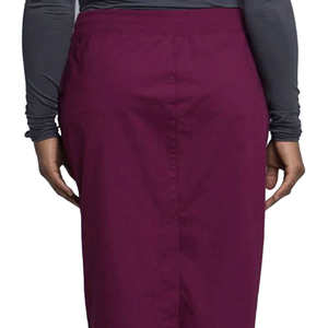 Uniforme Médico para Mujer, Falda de Trabajo, Largo hasta la Rodilla, Tela Elástica, para Uso Hospitalario y Clínico - Product Image 2