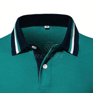 เสื้อโปโลแขนสั้นลำลองน้ำหนักเบาสีตามสั่งพร้อมโลโก้ตามสั่ง ดีไซน์ล่าสุด - Product Image 4