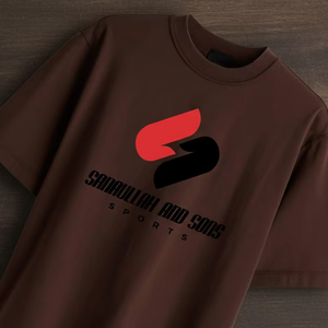 T-shirt Homme Oversize à Épaules Tombantes en Coton Lourd Coupe Ample Décontractée Streetwear Uni Manches Courtes Personnalisable Vente en Gros - Product Image 2