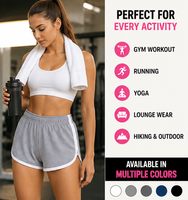 Nouveau short en coton doux pour femmes pantalon d'entraînement confortable butin respirant salon dauphin Shorts cyclisme randonnée pantalon
