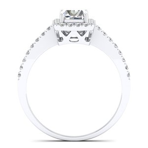 แหวนเพชรแท้ 14K ดีไซน์สั่งทำพิเศษจาก REYES พร้อมใบรับรอง IGI สำหรับผู้หญิง ของขวัญแต่งงานสุดหรู เครื่องประดับชั้นดี - Product Image 4