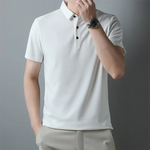 Camiseta Polo de Manga Corta con Cuello Clásico para Hombre, Informal, Transpirable, para Verano, Oficina, Uso Diario, Moda Masculina 2026 - Product Image 3