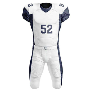 Maillots de football américain personnalisés de haute qualité, respirants, sublimés, à manches courtes, pour adultes, service OEM, styles à motifs, 100 % personnalisables sur le devant - Product Image 5