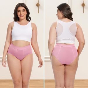 Culotte menstruelle personnalisée pour femme, anti-fuite, en coton doux, taille haute, réutilisable, absorbante, respirante, pour l'hygiène féminine - Product Image 4