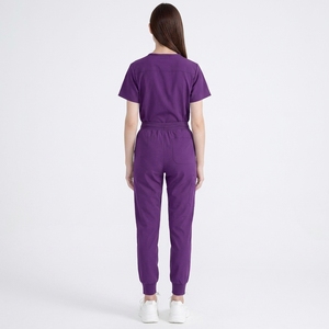 Tenue médicale professionnelle unisexe en sergé léger pour infirmières – Confortable pour le travail hospitalier - Product Image 3