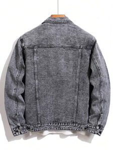 2026 Wholesale New Fashion Design Custom Color Men Denim Jackets High Quality Men Denim Jackets Comfortable Denim Jacket for Men - Product Image 2